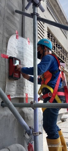 สแกนคอนกรีตด้วยเครื่องสแกน Hilti PS-1000